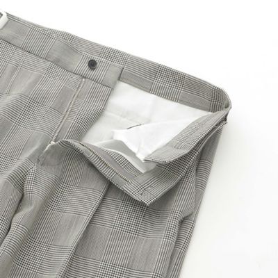 New Adjustable Fit】強撚グレンチェック