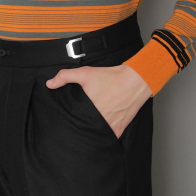 【ＬＥＯＮ掲載】【Ｎｅｗ　Ａｄｊｕｓｔａｂｌｅ　Ｆｉｔ】ウールフランネルスラックス（Ｇ１Ｑ５０４０２＿＿）