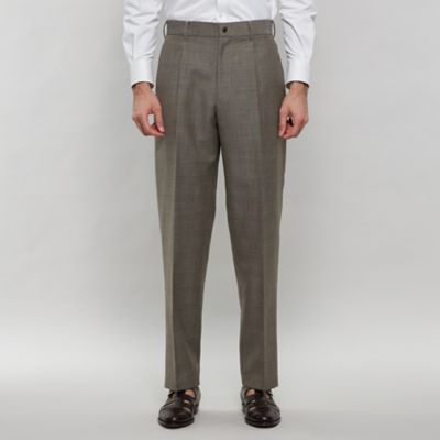 【ＤＯＲＭＥＵＩＬ／ドーメル】【ＳＵＰＥＲ　ＬＩＴＥ　ＴＯＮＩＫ】１プリーツグレンチェックトラウザーズ（Ｇ１Ｒ２２０１１＿＿）