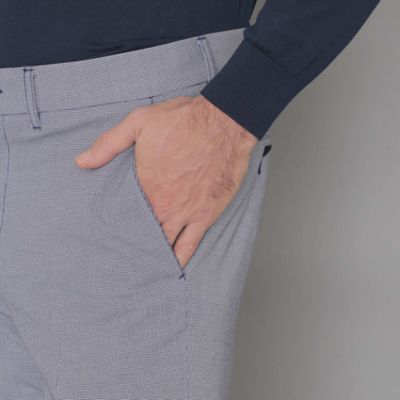 マイクロハウンドトゥースストレッチパンツ（Ｇ１Ｒ３５３０９＿＿）
