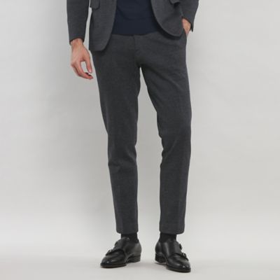 ＜MACKINTOSH LONDON (Men)＞【ＦＬＥＸ　ＪＥＲＳＥＹ】コットンウールジャージーグレンチェックセットアップパンツ（Ｇ１Ｒ４９４１６＿＿）