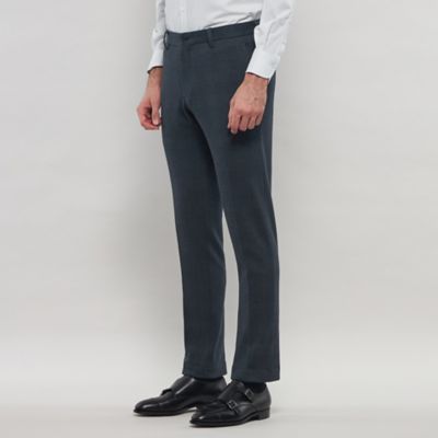 【ＦＬＥＸ　ＪＥＲＳＥＹ】コットンウールジャージーグレンチェックセットアップパンツ（Ｇ１Ｒ４９４１６＿＿）