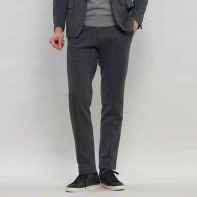 ＜MACKINTOSH LONDON (Men)＞【ＦＬＥＸ　ＪＥＲＳＥＹ】コットンウールジャージーハウンドトゥースセットアップパンツ（Ｇ１Ｒ４９４１７＿＿）