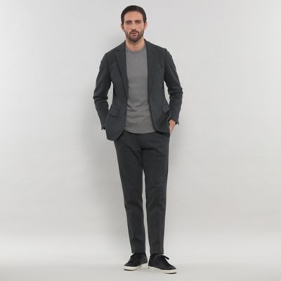 【ＦＬＥＸ　ＪＥＲＳＥＹ】コットンウールジャージーハウンドトゥースセットアップパンツ（Ｇ１Ｒ４９４１７＿＿）