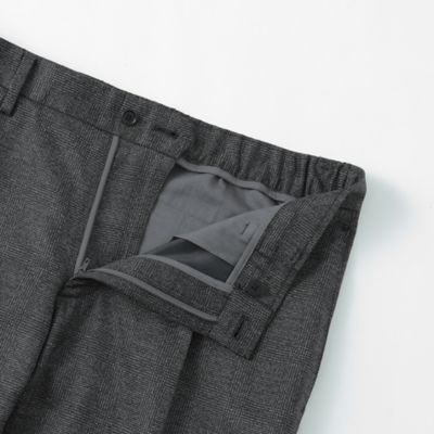 【ＦＬＥＸ　ＪＥＲＳＥＹ】ハイゲージジャカードグレンチェックセットアップパンツ（Ｇ１Ｒ５３５０１＿＿）