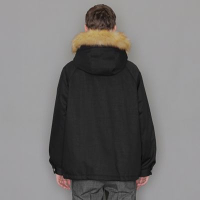 【ＭＡＣＫＩＮＴＯＳＨ】【ＲＡＩＮＴＥＣ　ＳＫＹＥ　ＰＡＲＫＡ／レインテックスカイパーカー】ミリタリーショートダウンジャケット（Ｇ３Ａ５１４