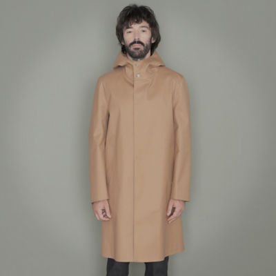 ＭＡＣＫＩＮＴＯＳＨ】【ＤＵＮＫＥＬＤ ＨＯＯＤ】ゴム引きウール