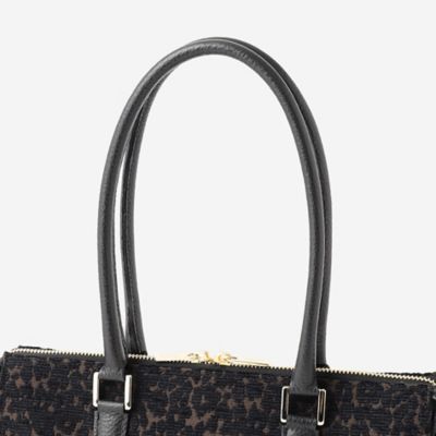 【ＷａｒｔｏｎＢａｇ／ワルトンバッグ】レオパードジャカードボストンバッグ（Ｇ５１０１４２２＿＿）