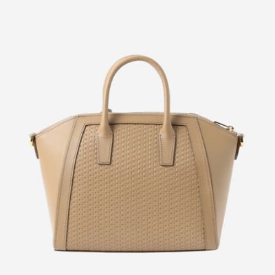 未使用 タグ付き MACKINTOSH LONDON かごバッグ イタリア製 メッシュエンボスレザーショルダーバッグ（G5102117＿＿