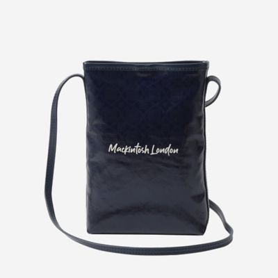 MACKINTOSH LONDON レザー フォンホルダーバッグ ロゴプリントリューフォンホルダーバッグ（G5103802＿＿