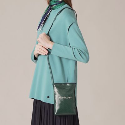 MACKINTOSH LONDON レザー フォンホルダーバッグ ロゴプリントリューフォンホルダーバッグ（G5103802＿＿