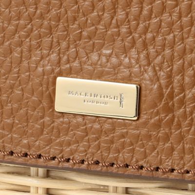 【美品】美品　MACKINTOSH LONDON かご　ハンド　バッグ　ラタン マッキントッシュロンドン かごバッグ チェーンバッグ ラタン