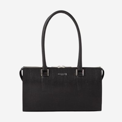 ＜MACKINTOSH LONDON (Women)＞リザード型押しレザーボストンバッグ（Ｇ５１０９６１８＿＿）
