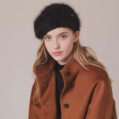 ＜MACKINTOSH LONDON (Women)＞ファーカシミヤニットベレー（Ｇ５５０１８２６＿＿）