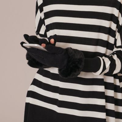 ＜MACKINTOSH LONDON (Women)＞カシミヤファーグローブ（Ｇ５６０１２３０＿＿）