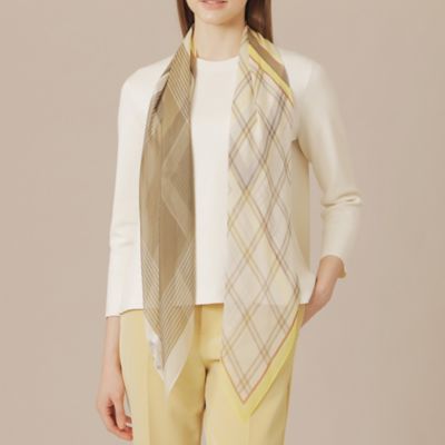 MACKINTOSH LONDON (Women)/マッキントッシュ ロンドン 【婦人画報掲載】【Looped Scarf/ループドスカーフ】チェックストライプループドスカーフ(G5703506__)