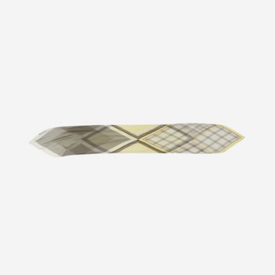 【婦人画報掲載】【Ｌｏｏｐｅｄ　Ｓｃａｒｆ／ループドスカーフ】チェックストライプループドスカーフ（Ｇ５７０３５０６＿＿）