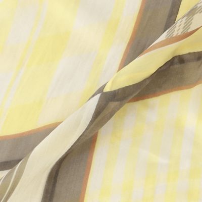 【婦人画報掲載】【Ｌｏｏｐｅｄ　Ｓｃａｒｆ／ループドスカーフ】チェックストライプループドスカーフ（Ｇ５７０３５０６＿＿）