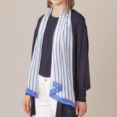 ＜MACKINTOSH LONDON (Women)＞バイカラーストライプ剣先スカーフ（Ｇ５７０４１１４＿＿）