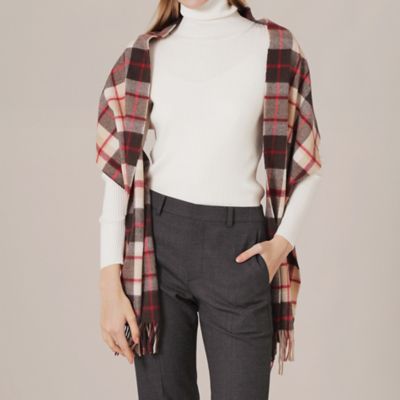 ＜MACKINTOSH LONDON (Women)＞ハウスチェックカシミヤマフラー（Ｇ５７０５８３６＿＿）