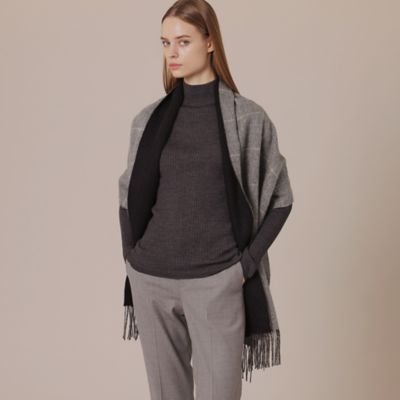 ＜MACKINTOSH LONDON (Women)＞リバーシブルチェックストール（Ｇ５７０８２２４＿＿）