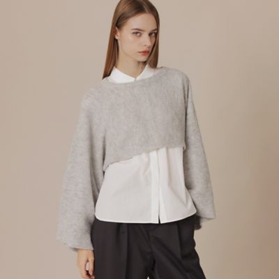セール】 【Precious掲載】カシミヤシルクニットプルオーバー