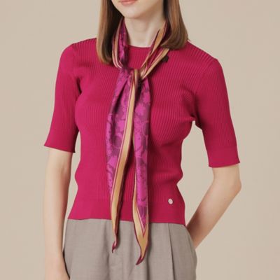 新品 フェイラー ハイジ グレースピンク プティ ストール スカーフ Diamond Shape Scarf／ダイヤモンドシェイプ