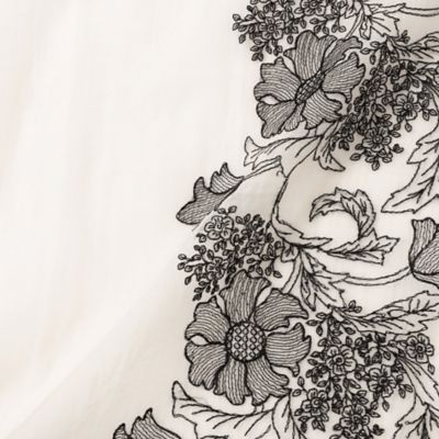 【婦人画報掲載】【ＢＩＢＵＲＹ　ＦＬＯＷＥＲ】バイブリーエンブロイダリーストール（Ｇ５７０９５２１＿＿）