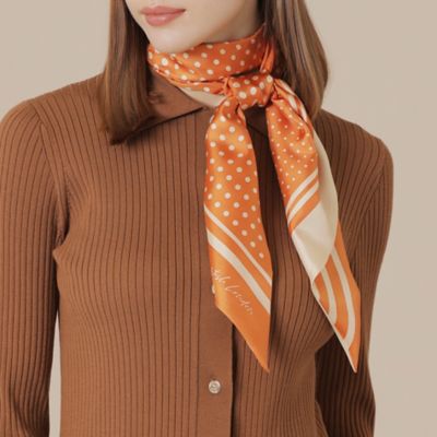 ドットストライプ剣先スカーフ（G5712626＿＿