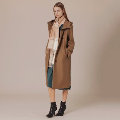 MACKINTOSH ステンカラーコート ブロックチェック　マッキントッシュ MACKINTOSH ステンカラーコート ブロックチェック