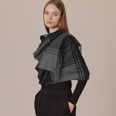 MACKINTOSH LONDON ハウスチェックカシミヤストール ウォッシャブルカシミヤハウスチェックストール(マフラー