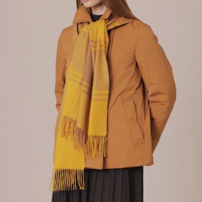 MACKINTOSH LONDON ハウスチェックカシミヤストール ウォッシャブルカシミヤハウスチェックストール(マフラー