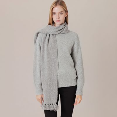 ＜MACKINTOSH LONDON (Women)＞フリンジニットマフラー（Ｇ５７１５８０６＿＿）