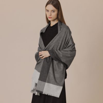 MACKINTOSH LONDON (Women)/マッキントッシュ ロンドン ブロッキングカシミヤストール（Ｇ５７２０４３９＿＿）