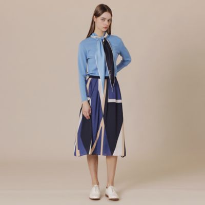 【婦人画報掲載】【Ｄｉａｍｏｎｄ　Ｓｈａｐｅ　Ｓｃａｒｆ／ダイヤモンドシェイプスカーフ】ＭＬモチーフ（Ｇ５７７１４６０＿＿）