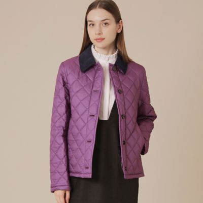 【送料無料】MACKINTOSH LONDON (Women)/マッキントッシュ ロンドン【Tilbury/ティルベリー】エアリーキルティングショートコート(G5A02655__) パープル38L コート・ジャケット【三越伊勢丹/公式】