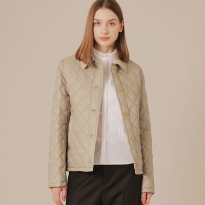 【送料無料】MACKINTOSH LONDON (Women)/マッキントッシュ ロンドン【Tilbury/ティルベリー】エアリーキルティングショートコート(G5A02655__) ベージュ40L コート・ジャケット【三越伊勢丹/公式】