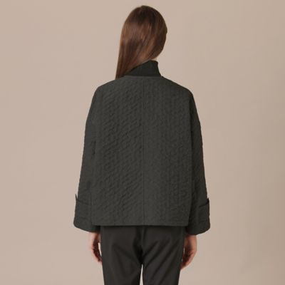 【ＷＥＢ・一部店舗限定】【ＲＯＳＥＬＹ／ロズリー】フローティングジャカードノーカラーコート（Ｇ５Ａ０４４７１＿＿）