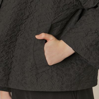 【ＷＥＢ・一部店舗限定】【ＲＯＳＥＬＹ／ロズリー】フローティングジャカードノーカラーコート（Ｇ５Ａ０４４７１＿＿）