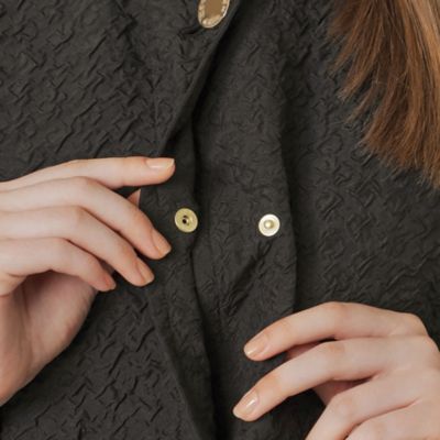【ＷＥＢ・一部店舗限定】【ＲＯＳＥＬＹ／ロズリー】フローティングジャカードノーカラーコート（Ｇ５Ａ０４４７１＿＿）