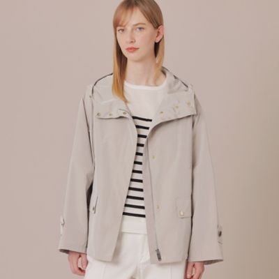 ＜MACKINTOSH LONDON (Women)＞【エクラ掲載】ポリエステルコットンタフタフーデットコート（Ｇ５Ａ０５３２３＿＿）