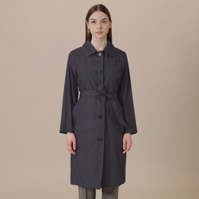 新品同様✨　マッキントッシュ　ロンドン　スタンドカラー　コート　ダークグレー 送料無料】【BANTON／バントン】パウダータフタステン