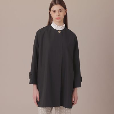 ＜三越伊勢丹/公式＞ MACKINTOSH LONDON (Women)/マッキントッシュ ロンドン【WEB・一部店舗限定】ウエザーコットンノーカラーコート クロ コート・ジャケット【三越伊勢丹/公式】