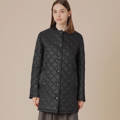 【送料無料】MACKINTOSH LONDON (Women)/マッキントッシュ ロンドン【TilburyNocollarmiddle/ティルベリーノーカラーミドル】エアリーキルティングノーカラーコート(G クロ09L コート・ジャケット【三越伊勢丹/公式】