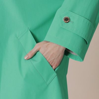 【婦人画報掲載】【ＲＯＳＬＥＹ／ロズリー】ウエザーコットンノーカラーコート（Ｇ５Ａ２４００４＿＿）
