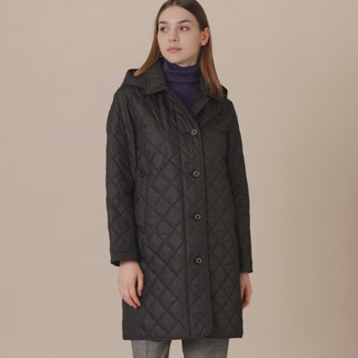 ＜MACKINTOSH LONDON (Women)＞キルティングタフタフーデットコート（Ｇ５Ａ７２６８６＿＿）