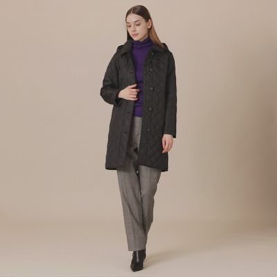 キルティングタフタフーデットコート（G5A72686＿＿