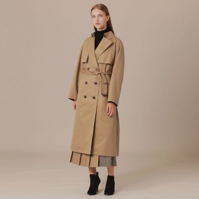 Sasquatchfabrix トレンチコート ダブルブレスト　カーキ Sasquatchfabrix トレンチコート ダブルブレスト カーキ