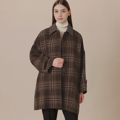 【売切り値下】美品　マッキントッシュ　ロンドン　裏地ハウスチェック　コート マッキントッシュロンドン レディース キルティング コート 裏地
