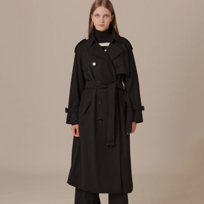 ＜MACKINTOSH LONDON (Women)＞ウールギャバジントレンチコート（Ｇ５Ｂ１１２８０＿＿）